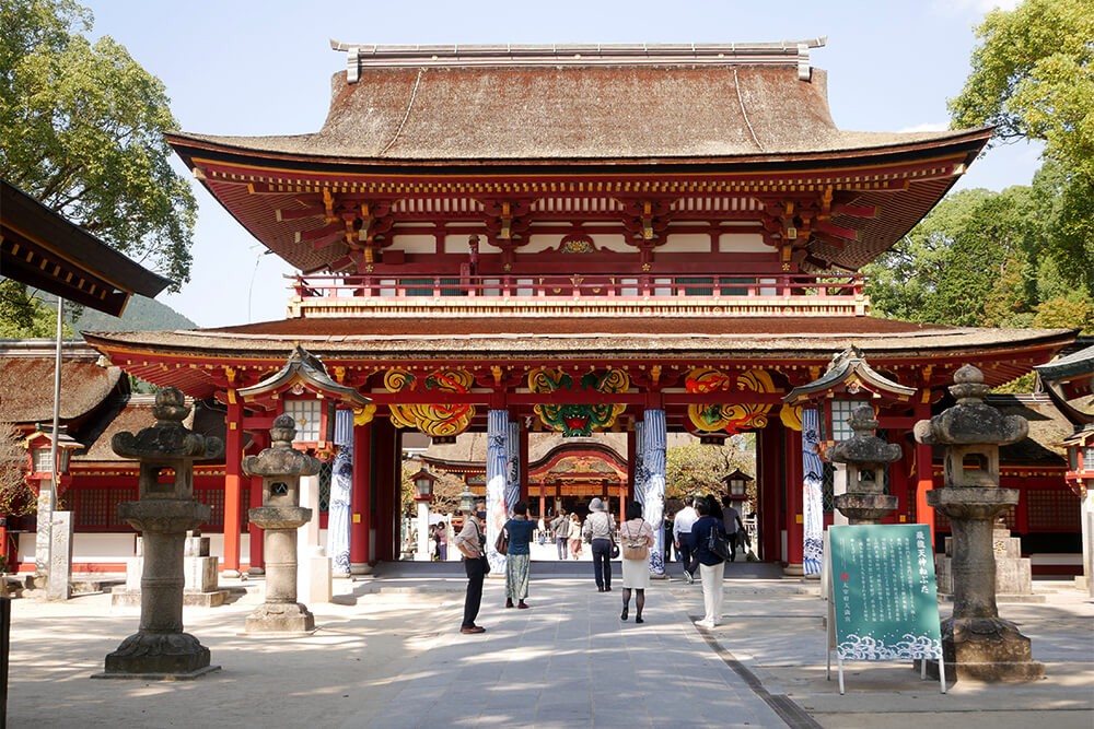 The main shrine of Dazaifu Tenmangu Shrine