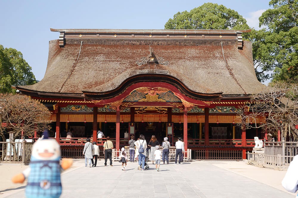 The main shrine of Dazaifu Tenmangu Shrine