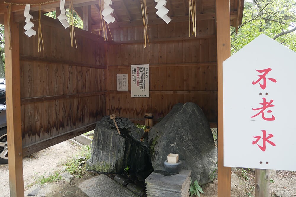 鳥飼八幡宮の不老水