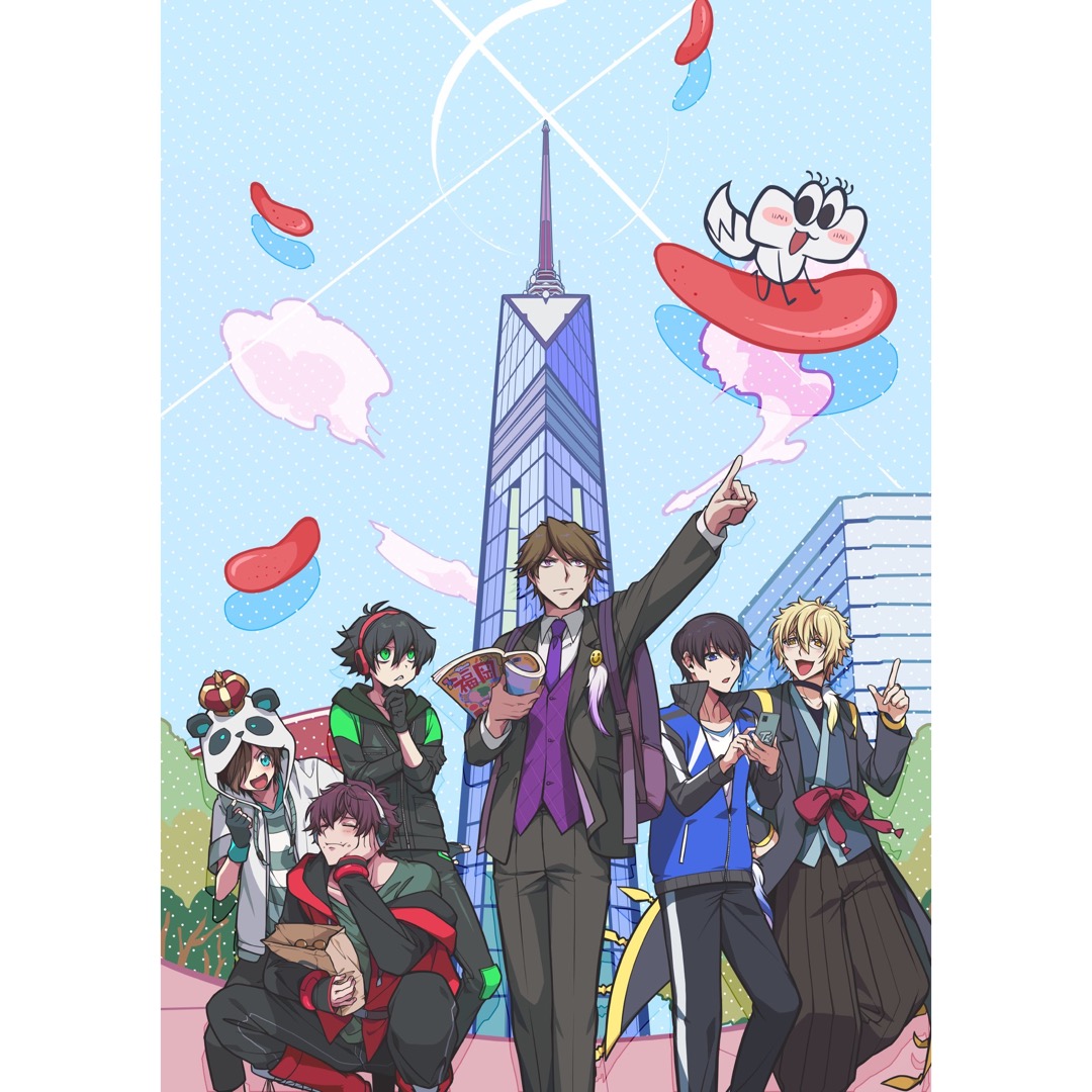 6人組ゲーム実況グループ「WhiteTails」×福岡タワー コラボイベント