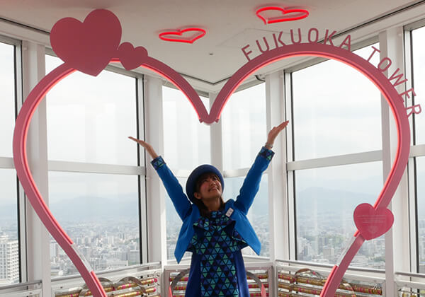 Recommended for dates ♡ "Lover’s Sanctuary" Have a romantic day swearing eternal love at Fukuoka Tower