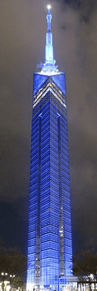 Blue light up