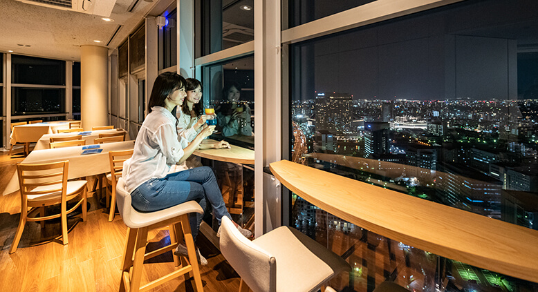 スカイ カフェ ダイニング ルフージュ 福岡タワー Fukuoka Tower